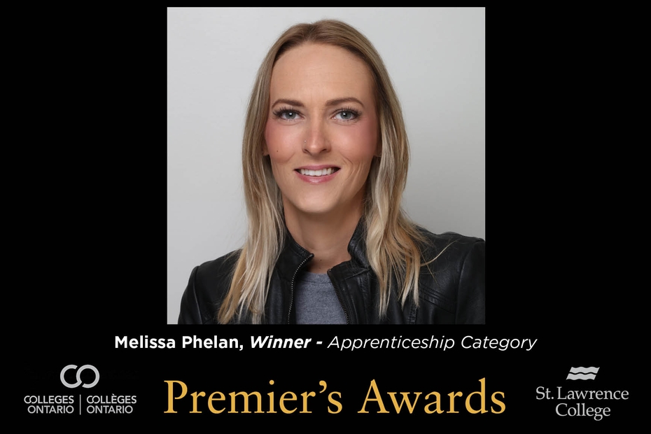 Headshot of Melissa Phelan, Winner - Apprenticeship Category, Premier's Awards